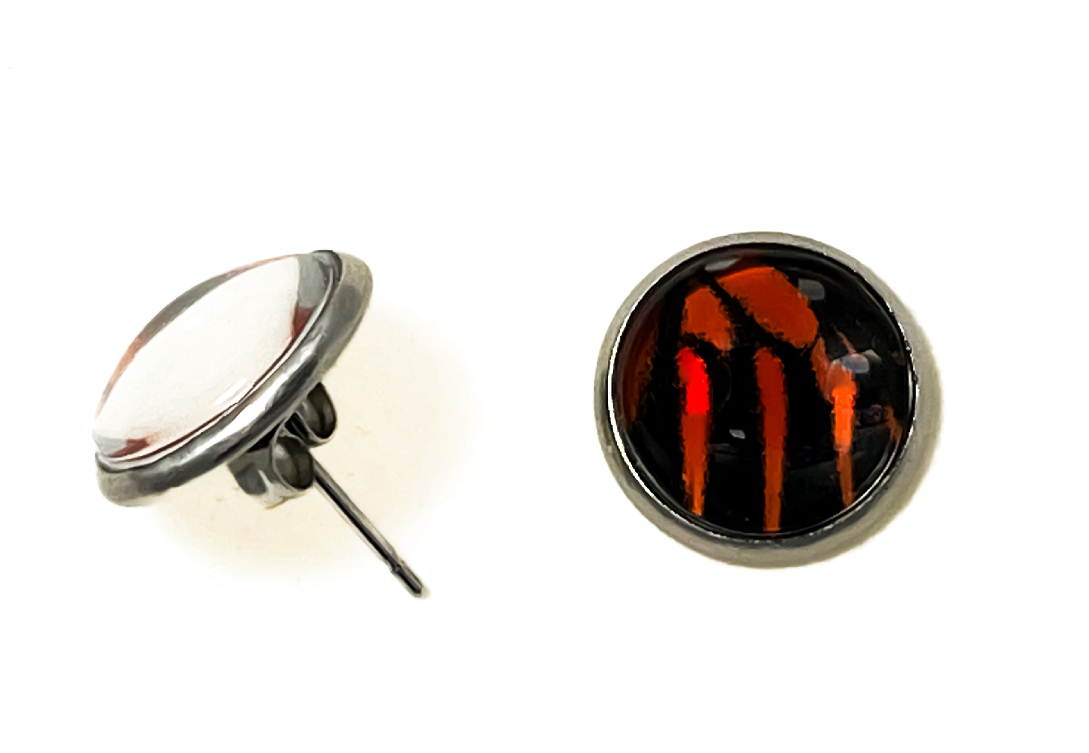 Náušnice z křídla motýla Heliconius doris No. 1466