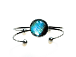 Náramek z křídla motýla Morpho peleides  No. 1331