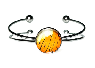 Náramek z křídla motýla Hebomoia glaucippe    No. 1327