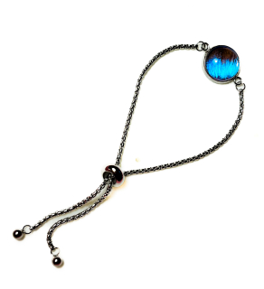 Náramek z křídla motýla Morpho didius No. 1334